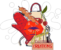 a logo with the words japanese creations and an apron